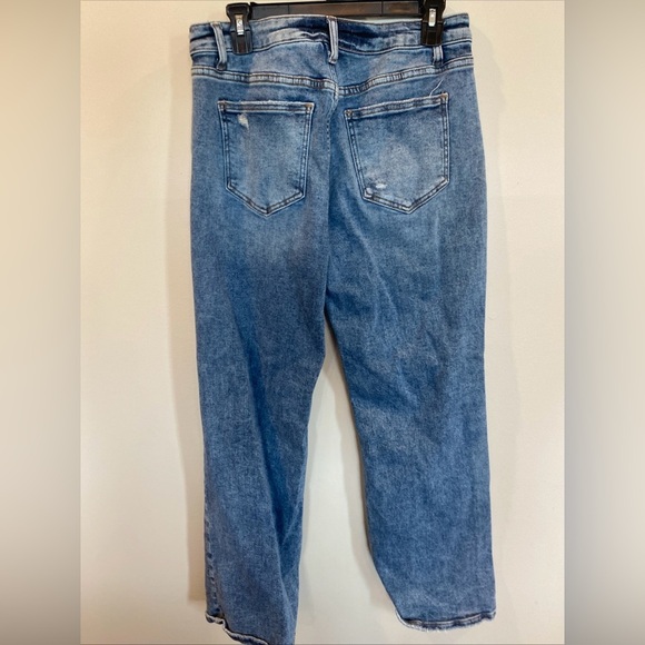 Willow & Root Wide Leg Distressed Jeans Size 28 - Picture 4 of 7